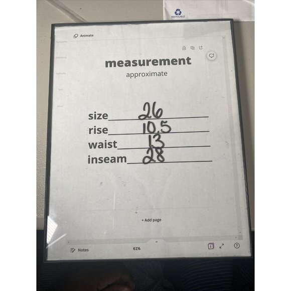 Joe's Womens The Georgia High Rise Coated Blue Pinstripe Ankle Skinny Jeans 26 - Picture 9 of 9